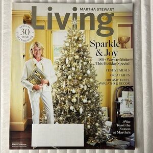 December 2020 Issue Martha Stewart Holiday Magazine - Celebrating 30 years